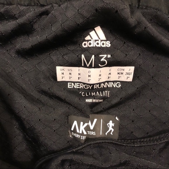 ADIDAS 3” Inseam Three-Stripe Running Shorts - Picture 5 of 6